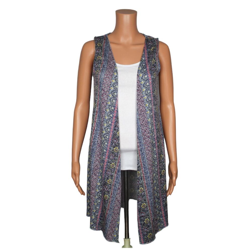 Knitworks Sleeveless Cardigan Women Size Large